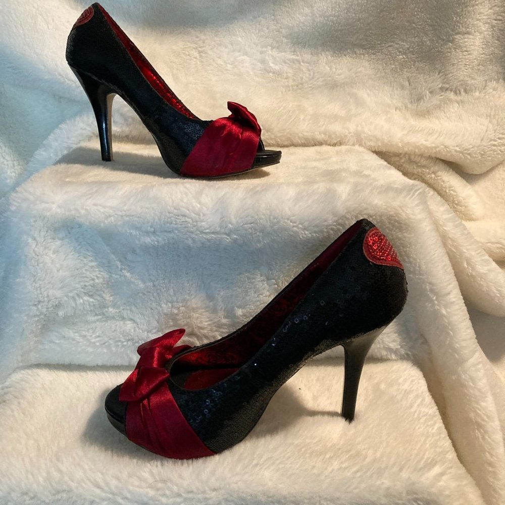 Fun and Flirty Sequin Heels